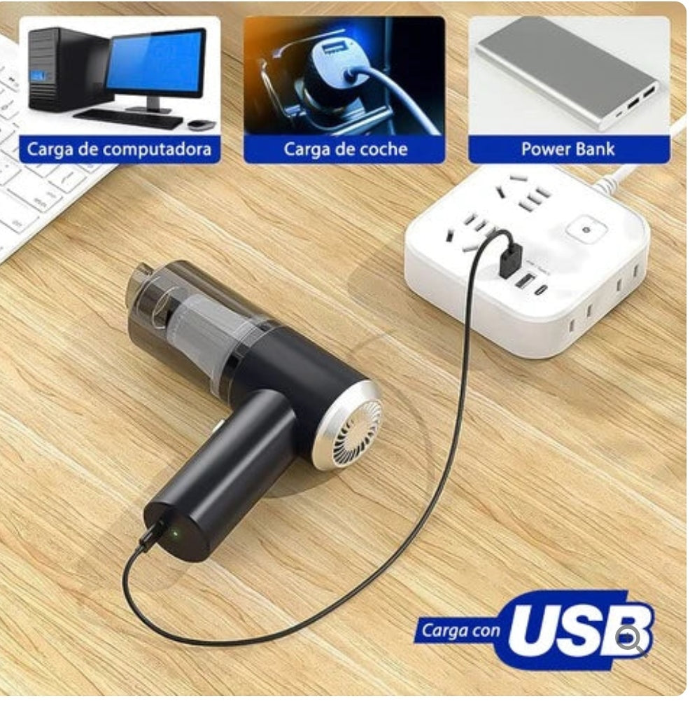 ASPIRADORA PORTÁTIL RECARGABLE