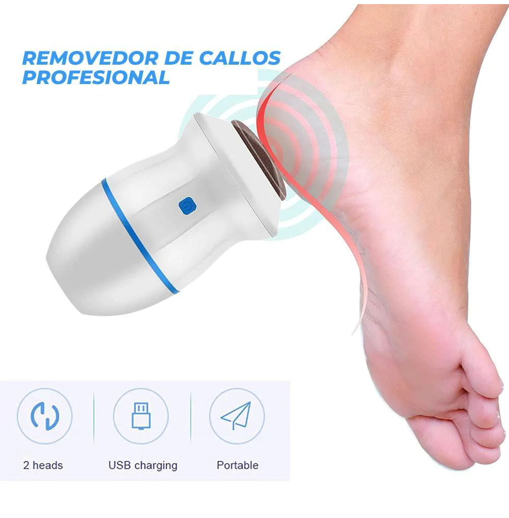 REMOVEDOR ELÉCTRICO DE CALLOS - RECUPERA LA SUAVIDAD DE TUS PIES