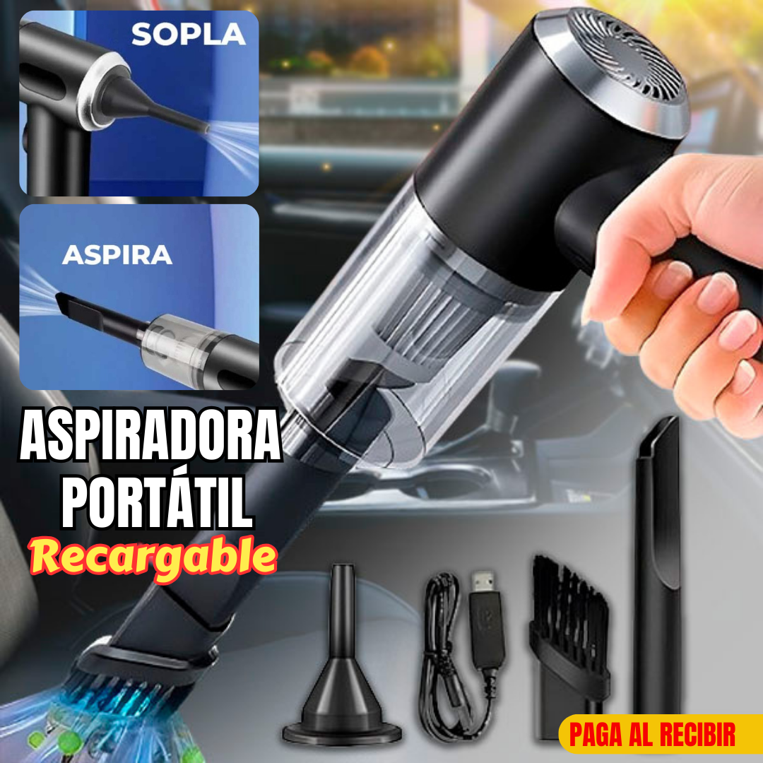 ASPIRADORA PORTÁTIL RECARGABLE