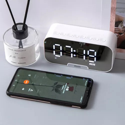 PARLANTE INHALÁMBRICO - RADIO - RELOJ DESPERTADOR 🎵🔔